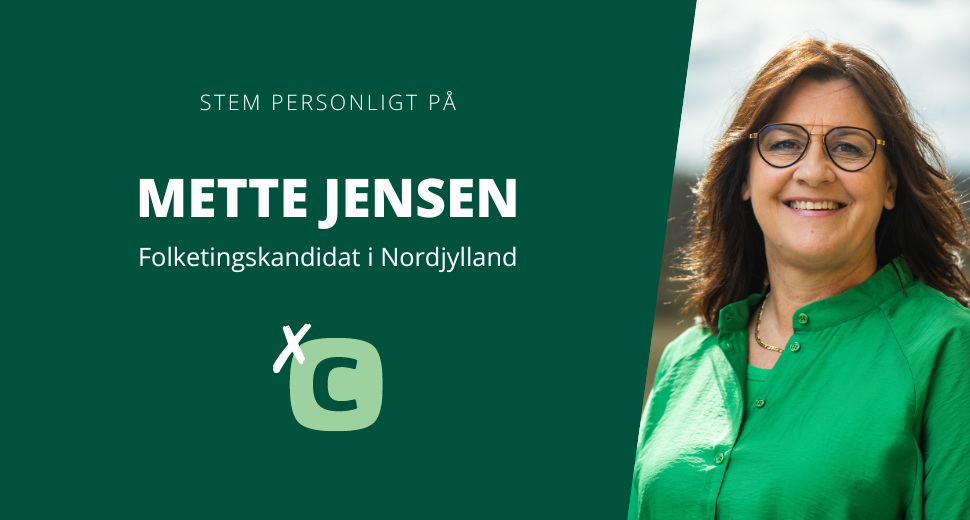 Stem personligt på Mette Jensen